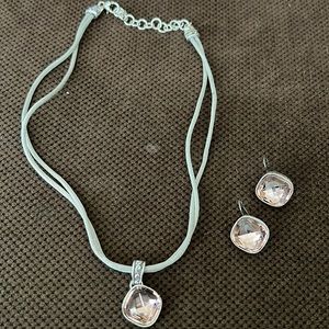 Brighton choker and matching earrings